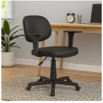 Cadeira Executiva LISA Giratória com Braços Reguláveis – Corino Preto – 31003 - Imagem 8