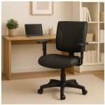 Cadeira B-ONE Back System com Braços Reguláveis – Corino Preta – 31010 - Imagem 8