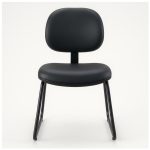 Cadeira Executiva LISA Base Trapézio – Corino Preto – 31030 - Imagem 2