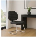 Cadeira Executiva COSTURADA Base em “S” Cromada – 31016 - Imagem 6