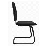 Cadeira Escritório B-ONE Base em “S” Preta – Corino Preto – 31032 - Imagem 3