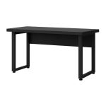 Mesa Dupla de Escritório PÉ QUADRO – 1,50×1,35m – S/ Gavetas – PRETO / PRETO – 26803 - Imagem 8