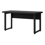 Mesa Escritório PÉ QUADRO – 1,50×0,60m – C/ Gavetas – PRETO / PRETO – 26202 - Imagem 7