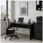 Mesa Escritório PÉ QUADRO – 1,70×0,70m – S/ Gavetas – PRETO / PRETO – 26003 - Imagem 7