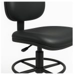 Cadeira Caixa EXECUTIVA LISA  sem Braços – (Aranha MARTIFLEX) – Cor Preta – 35031 - Imagem 5