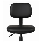 Cadeira CAIXA Secretária (Aranha ALTA) – Corino Preto – 34001 - Imagem 6