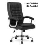 Poltrona LUXO IMPORTADA Concha Dupla Syncron – Couríssimo Preto – 30017