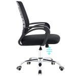 Cadeira para Escritório Tela OZY com Braço – Cor Preta – 30055 - Imagem 2