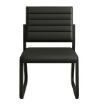 Poltrona para Escritório Estofada – TRIX – Cor Preta – 35119 - Imagem 2