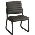 Poltrona para Escritório Estofada – TRIX – Cor Preta – 35119