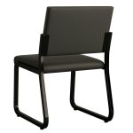 Poltrona para Escritório Estofada – TRIX – Cor Preta – 35119 - Imagem 6