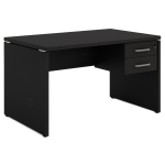 Mesa Escritório 1,20×0,60m – C/ Gavetas – PRETO/PRETO – 26020