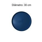 Mesa para Refeitório FIXA 8 Lugares MDP Branco de 25 mm – Assento AZUL – 50101 - Imagem 8