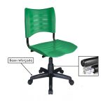 Cadeira de Escritório Giratória PLÁSTICA – MRPLAST – COR VERDE – 31318 - Imagem 3