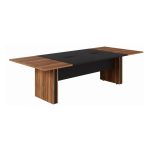 Mesa de Reunião Diretoria – 2,80X1,20m NOGAL SEVILHA/PRETO – 22013