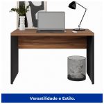Mesa de Escritório 1,20×0,60m S/ Gaveta NOGAL SEVILHA 21469 - Imagem 3
