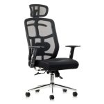 Poltrona Presidente Tela MK-4007 – Cor Preta 30004