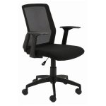 Cadeira Escritório Giratória Tela MEET – Cor Preta 33124