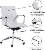 Cadeira Diretor Charles Eames Esteirinha – Cor Branco – POLLO MÓVEIS – 32874 - Imagem 6