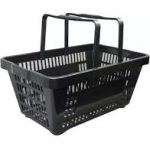 Cesto p/ Compras Plástico Preto 14313