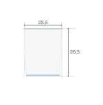 Lixeira de Aço p/ Escritório 0,26×0,23m – Cor PRETA 73001 - Imagem 2