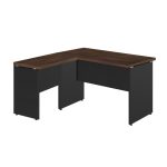 Mesa em L (Mesa 1,35m + Mesa Auxiliar) – C/ Gavetas MARSALA/PRETO – 25423 - Imagem 4