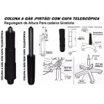 Cadeira Executiva PLUS COSTURADA c/ Braço Corsa – CORINO – COR PRETO – PLAXMETAL – 32978 - Imagem 5