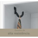 Roupeiro de Aço com 02 PORTAS GRANDES – 1,93×0,34×0,40m – CZ/CZ – PANDIN – 10001 - Imagem 5