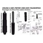 Cadeira Presidente BAIXA COSTURADA – Braço Corsa – COR PRETA – Pollo Móveis – 30102 - Imagem 5