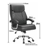 Poltrona Presidente LUXO CONFORT c/ Mola Ensacada – Couríssimo 32989 - Imagem 2