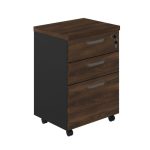 Gaveteiro Volante 03 Gav – 0,67×0,46×0,40m MARSALA/PRETO – 51012