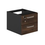 Gaveteiro Suspenso 02 Gavetas MARSALA / PRETO – 23499 - Imagem 4