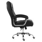 Poltrona LUXO IMPORTADA Concha Dupla Syncron – Couríssimo Preto – 30017 - Imagem 3