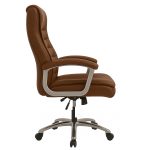 Poltrona Presidente LUXO c/ mola Ensacada – COR CARAMELO – 30059 - Imagem 3