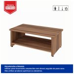 Mesa de Centro 0,90×0,50×0,35m – Nogal Sevilha 21431 - Imagem 4