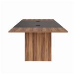 Mesa de Reunião Diretoria – 3,20X1,20m NOGAL SEVILHA/PRETO  – 22014 - Imagem 4