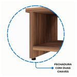 Mesa de Centro 0,90×0,50×0,35m – Nogal Sevilha 21431 - Imagem 7