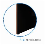 Mesa PRESIDENTE Armário Pedestal 1,82×1,80m NOGAL SEVILHA / PRETO – 20602 - Imagem 5