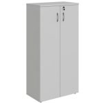 Armário Alto Fechado com 02 Portas – 1,59X0,80X0,42m CINZA/CINZA – 21209