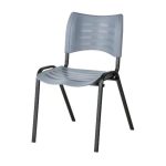 Cadeira Fixa 04 Pés Plástica (Polipropileno) – Cor Cinza – MRPLAST – 31336