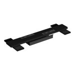 Estação de Trabalho Dupla 1,50×1,35m 02 Lugares c/ Gavetas c/ ponto de tomada MARSALA/PRETO – 63092 - Imagem 6