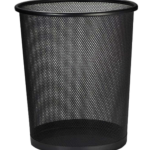 Lixeira Cesto De Ferro Preta