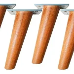 Pés De Madeira P/ Rack Nobre